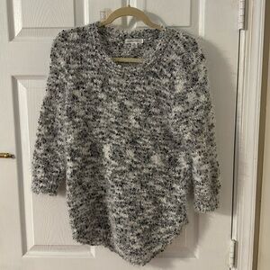 Black and white oversized sweater